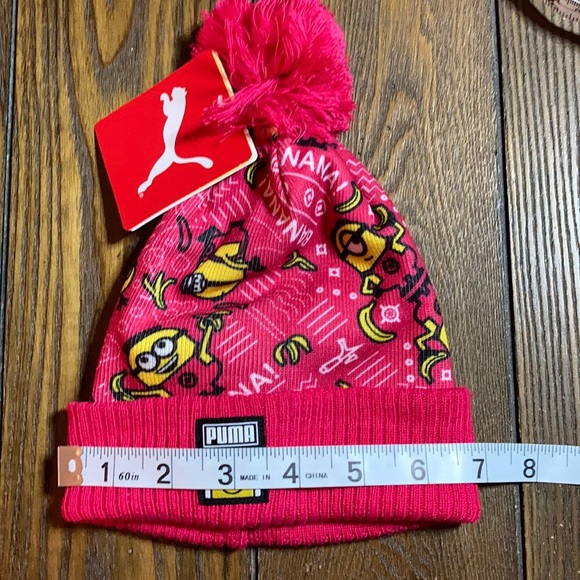 BNWT Puma Pink Minion Chile Childrens Hat - Picture 6 of 6